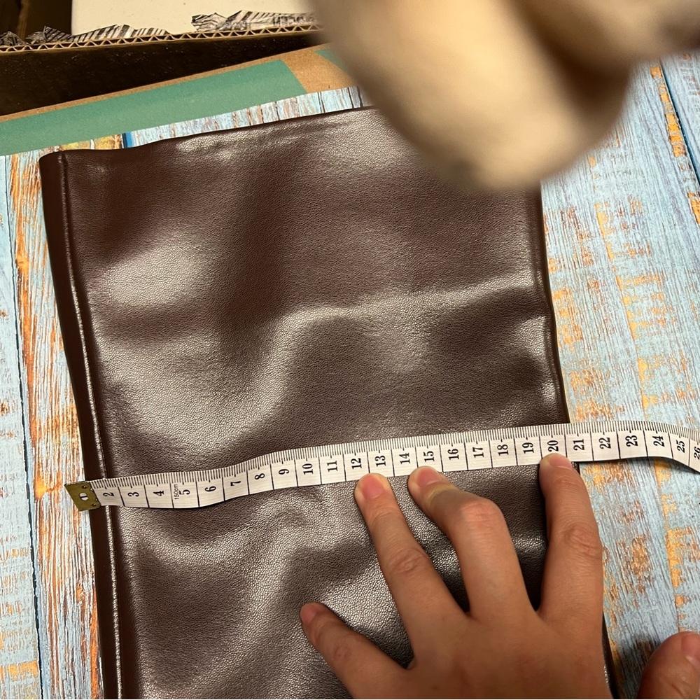 Brown Over the knee leather Boots - Picture 9 of 10